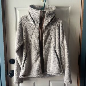 Women's Cozy Fleece Jacket - Cream